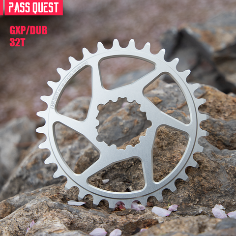 PASS QUEST 104BCD and SRAM 3 Bolt single speed chainring DJ dedicated