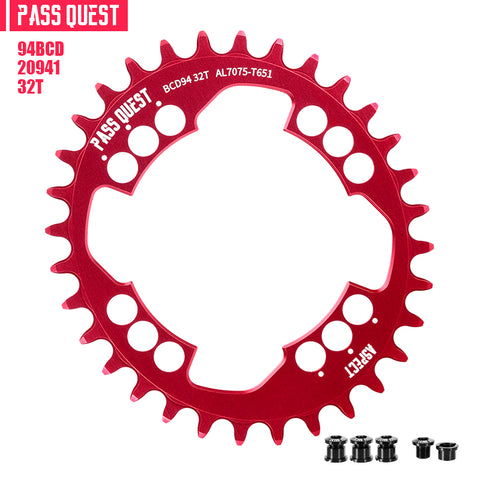 PASS QUEST For SRAM 94 BCD Oval Narrow Wide Chainring