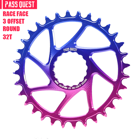 RACE FACE Boost (3mm offset) Round Fade color Narrow Wide Chainring