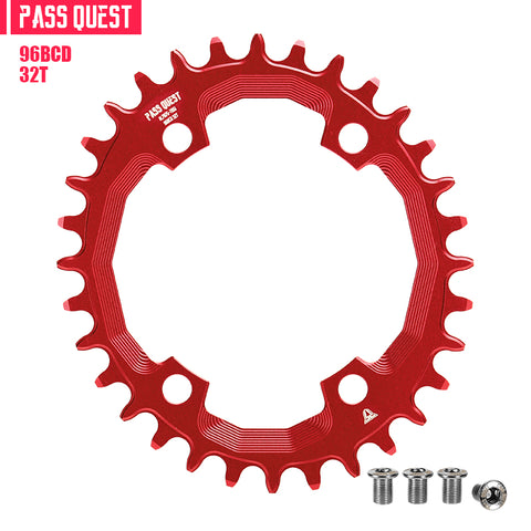PASS QUEST Non-Standard 96BCD For Shimano Oval Narrow Wide Chainring