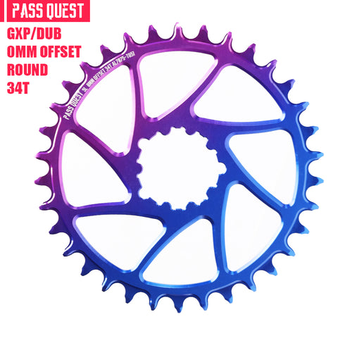 SRAM 3 Bolt (0mm offset) Round Narrow Wide Chainring