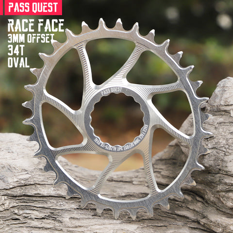 RACE FACE direct mount (3mm offset ) Hollow Oval Narrow Wide Chainring
