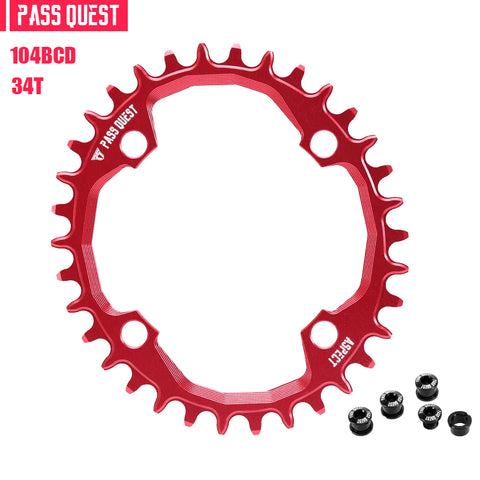 104BCD Oval Hollow Mountain Bike Narrow Wide Chainring
