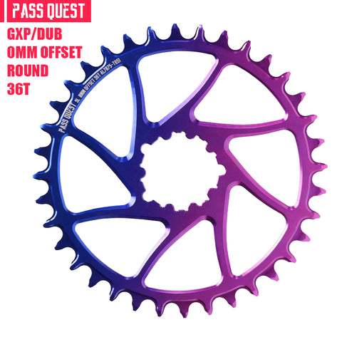 SRAM 3 Bolt (0mm offset) Round Narrow Wide Chainring