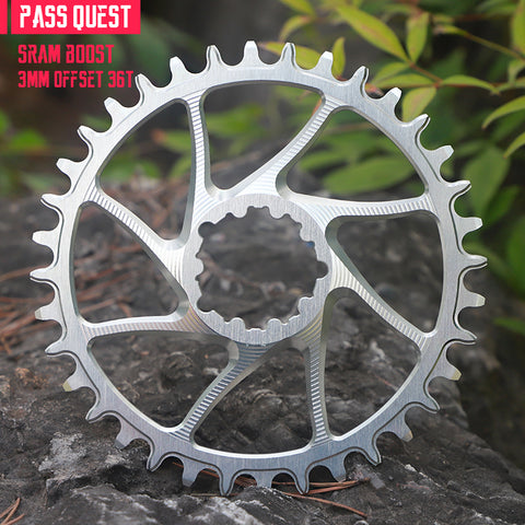 SRAM GXP/DUB 3 Bolt (3mm offset) Round Hollow Narrow Wide Chainring