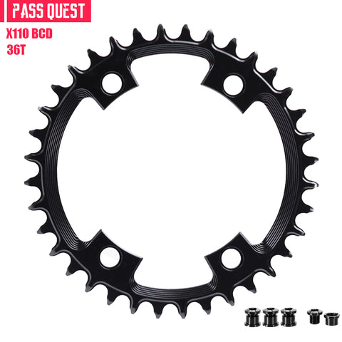 SHIMANO X110 BCD (4-bolt Hollow) Oval/Round Narrow Wide Chainring