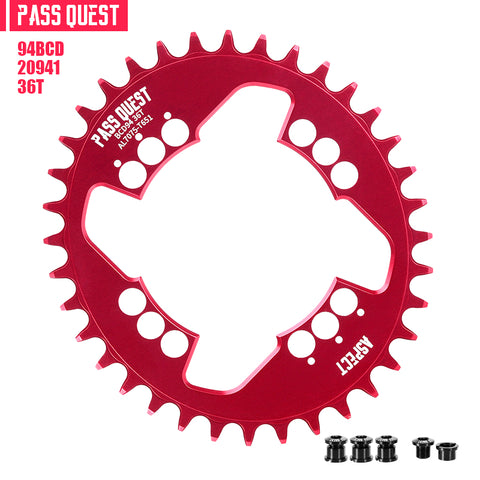 PASS QUEST For SRAM 94 BCD Oval Narrow Wide Chainring