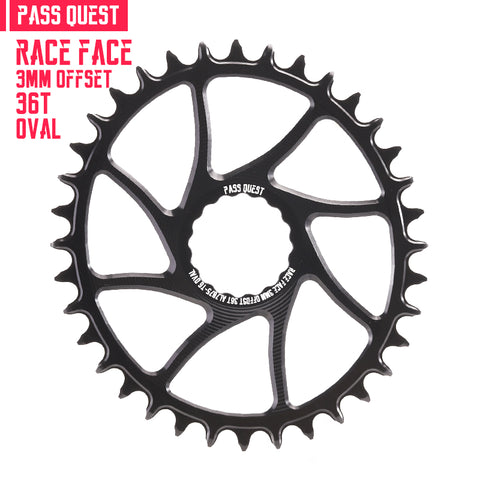 RACE FACE direct mount (3mm offset ) Hollow Oval Narrow Wide Chainring