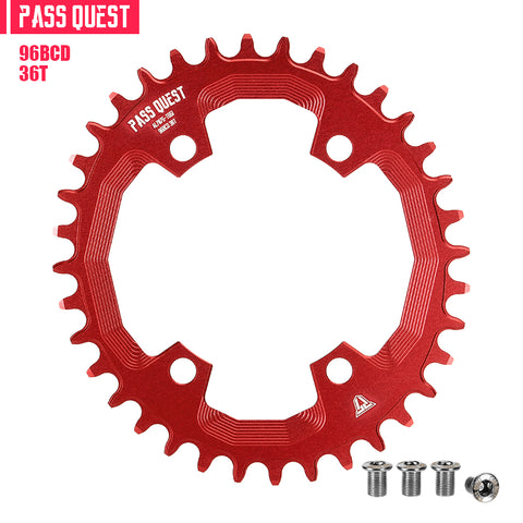 PASS QUEST Non-Standard 96BCD For Shimano Oval Narrow Wide Chainring
