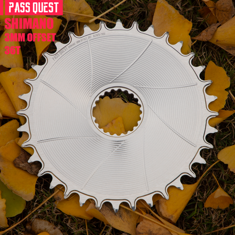 SHIMANO BOOST (3mm offset) AERO Round Narrow Wide Chainring 28-38T