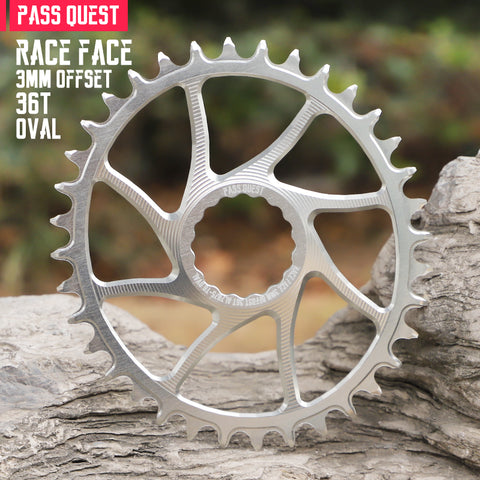 RACE FACE direct mount (3mm offset ) Hollow Oval Narrow Wide Chainring
