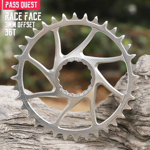 RACE FACE (3mm offset ) Hollow Round Narrow Wide Chainring 28-48T