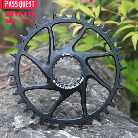 SHIMANO BOOST (6mm offset) Round Hollow Narrow Wide Chainring 28-36T