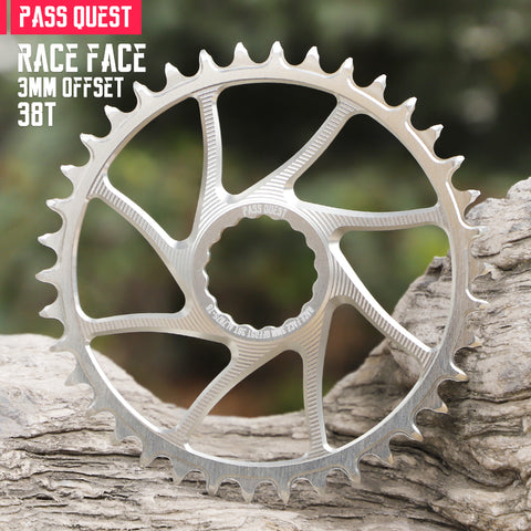 RACE FACE (3mm offset ) Hollow Round Narrow Wide Chainring 28-48T