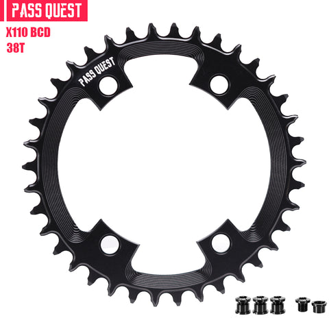 SHIMANO X110 BCD (4-bolt Hollow) Oval/Round Narrow Wide Chainring