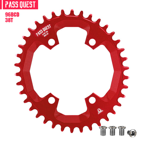 PASS QUEST Non-Standard 96BCD For Shimano Oval Narrow Wide Chainring