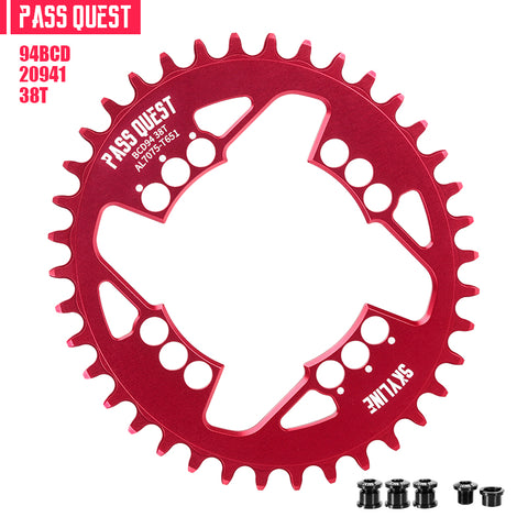 PASS QUEST For SRAM 94 BCD Oval Narrow Wide Chainring