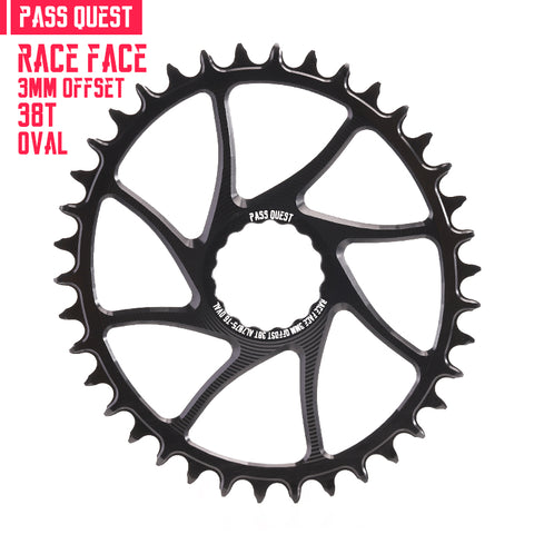 RACE FACE direct mount (3mm offset ) Hollow Oval Narrow Wide Chainring