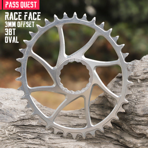 RACE FACE direct mount (3mm offset ) Hollow Oval Narrow Wide Chainring
