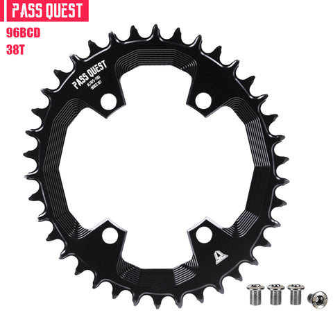 PASS QUEST Non-Standard 96BCD For Shimano Oval Narrow Wide Chainring