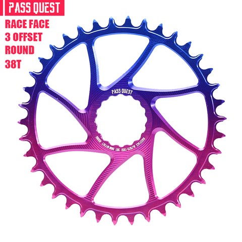 RACE FACE Boost (3mm offset) Round Fade color Narrow Wide Chainring