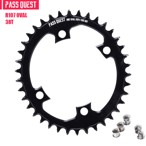 PASS QUEST For SRAM RIVAL 107BCD Oval Narrow Wide Chainring