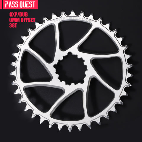 SRAM 3 Bolt (0mm offset) Round Hollow Narrow Wide Chainring 30-48T
