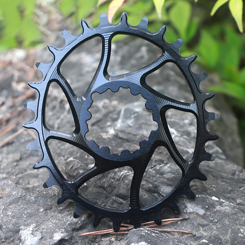 SRAM GXP/DUB 3 Bolt (6mm offset) Oval Hollow Narrow Wide Chainring 30-36T