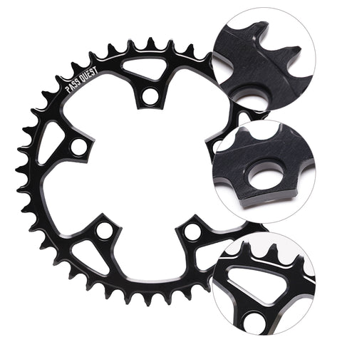 PASS QUEST 94 BCD (5-bolt) Hollow Round Narrow Wide Chainring