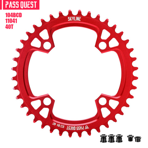 104BCD Round Hollow Narrow Wide Chainring