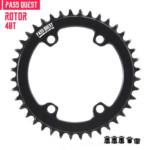PASS QUEST For ROTOR 110BCD Round AERO Narrow Wide Chainring