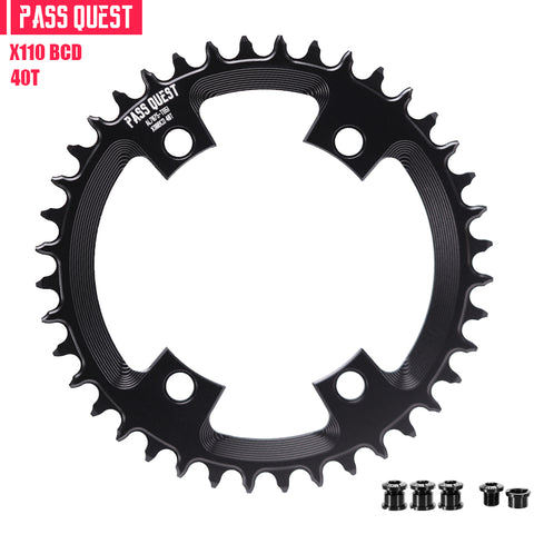 SHIMANO X110 BCD (4-bolt Hollow) Oval/Round Narrow Wide Chainring