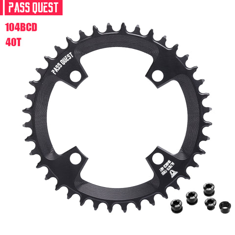 104BCD Round Hollow Narrow Wide Chainring