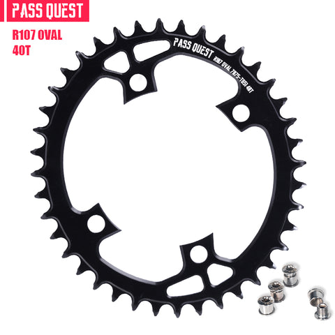 PASS QUEST For SRAM RIVAL 107BCD Oval Narrow Wide Chainring