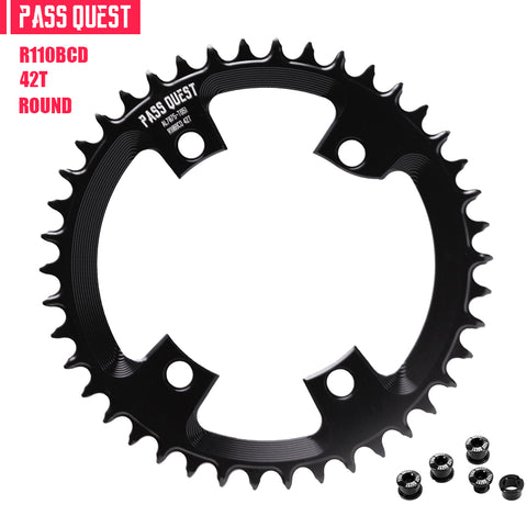 SHIMANO 110BCD R8000 R7000(4-bolt ) Round Hollow Narrow Wide Chainring