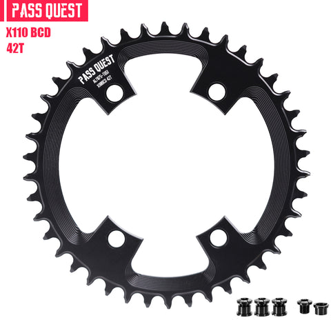 SHIMANO X110 BCD (4-bolt ) Round Hollow Narrow Wide Chainring