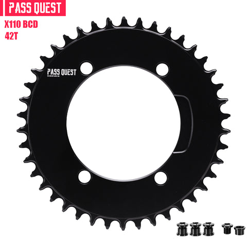 SHIMANO X110BCD (4-bolt AERO) Oval/ Round Narrow Wide Chainring