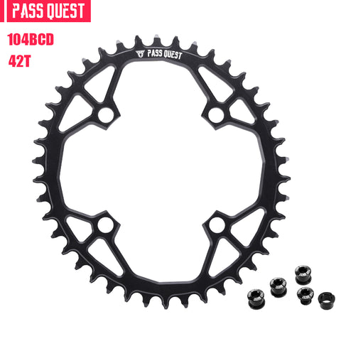 104BCD Oval Hollow Mountain Bike Narrow Wide Chainring