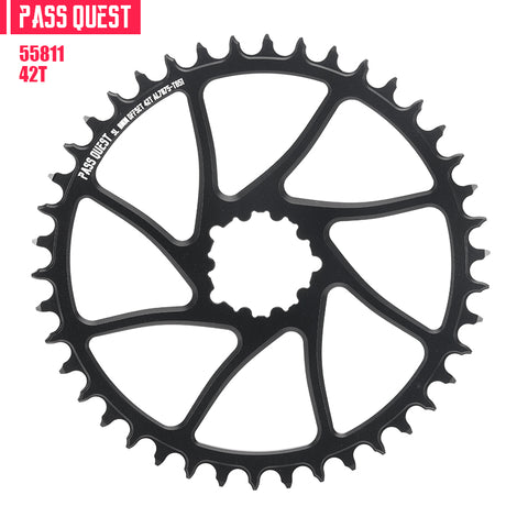 SRAM 3 Bolt (0mm offset) Round Hollow Narrow Wide Chainring 30-48T