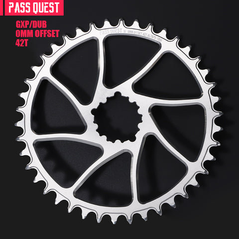 SRAM 3 Bolt (0mm offset) Round Hollow Narrow Wide Chainring 30-48T