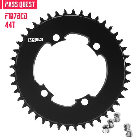 PASS QUEST For SRAM FORCE 107BCD Round AERO Narrow Wide Chainring