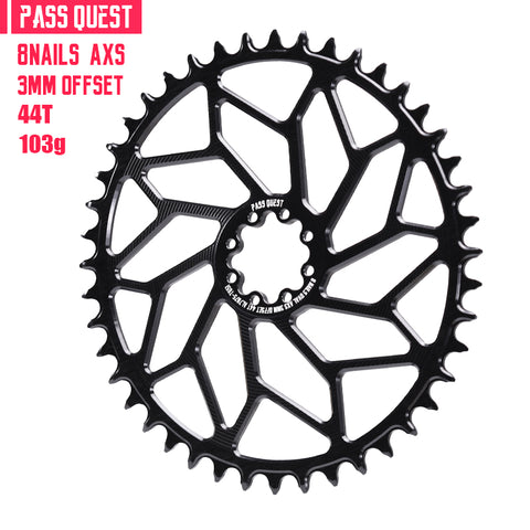 SRAM 8 Bolt ( 3mm offset) Oval AXS XX SL Narrow Wide Chainring 28-44T