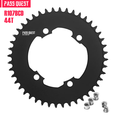 PASS QUEST For SRAM RIVAL 107BCD Round AERO Narrow Wide Chainring