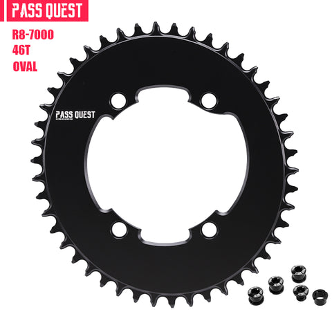 SHIMANO 110BCD R8000 R7000 (4-bolt AERO) Oval Narrow Wide Chainring
