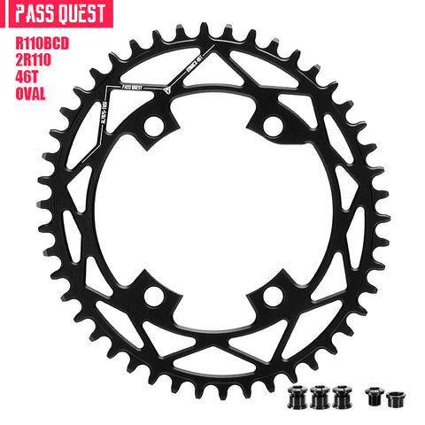 SHIMANO 110BCD R8000 R7000 (4-bolt ) Oval Hollow Narrow Wide Chainring