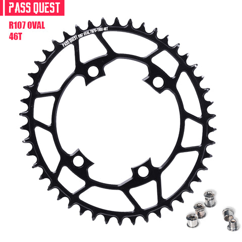 PASS QUEST For SRAM RIVAL 107BCD Oval Narrow Wide Chainring