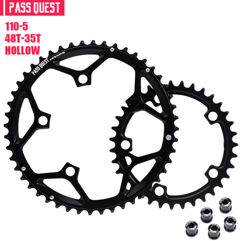110BCD (5-bolt AERO) 2X Sprocket Round Road Bike Foldable Bicycle 11/12 speed