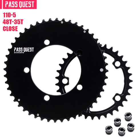 110BCD (5-bolt AERO) 2X Sprocket Round Road Bike Foldable Bicycle 11/12 speed