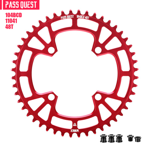 104BCD Round Hollow Narrow Wide Chainring