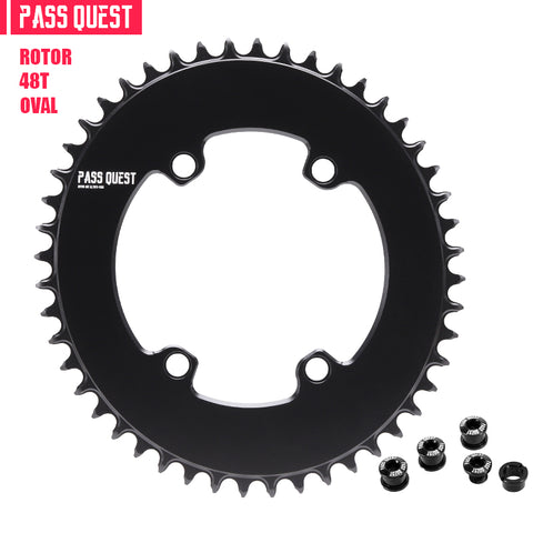 PASS QUEST For ROTOR 110BCD Oval AERO Narrow Wide Chainring